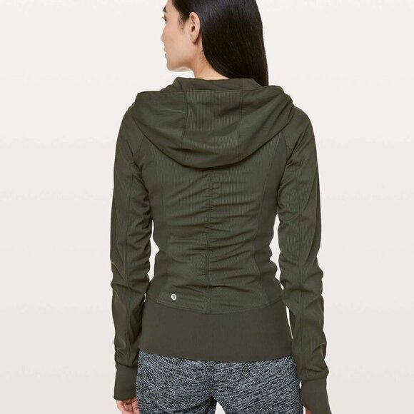 Lululemon In Flux Jacket-Gator Green- Size 4 - Picture 2 of 12
